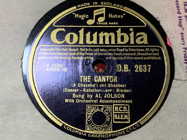 Al Jolson - The Cantor / You Are Too Beautiful