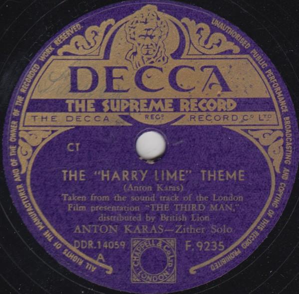 Anton Karas - The "Harry Lime” Theme / The Cafe Mozart Waltz