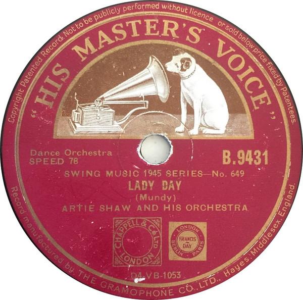 Artie Shaw And His Orchestra - Lady Day / Jumpin' On The Merry-Go-Round