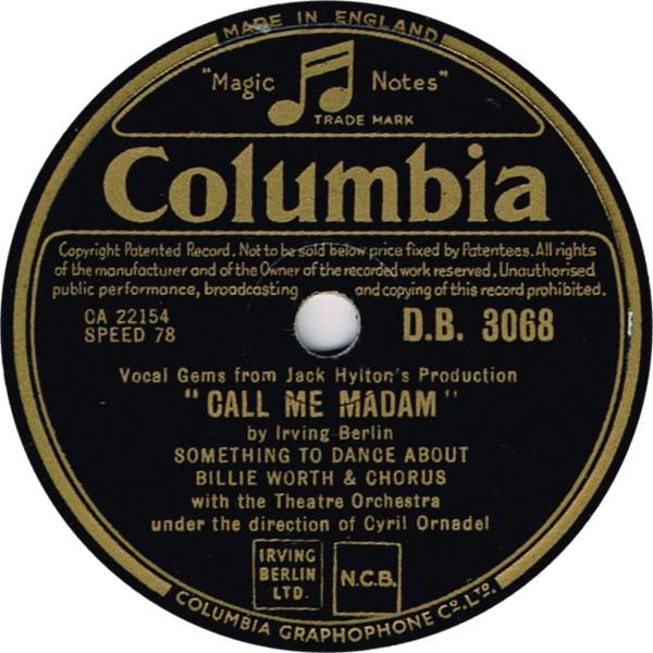 Billie Worth, Jeff Warren (2) - Something To Dance About / You're Just In Love