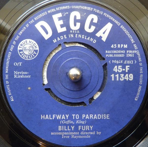 Billy Fury - Halfway To Paradise