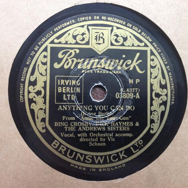 Bing Crosby, Dick Haymes, The Andrews Sisters - Anything You Can Do / There's No Business Like Show Business