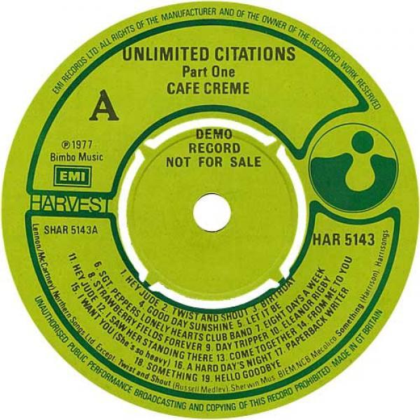 Café Crème - Unlimited Citations