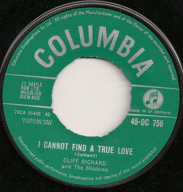 Cliff Richard & The Shadows - I Cannot Find A True Love