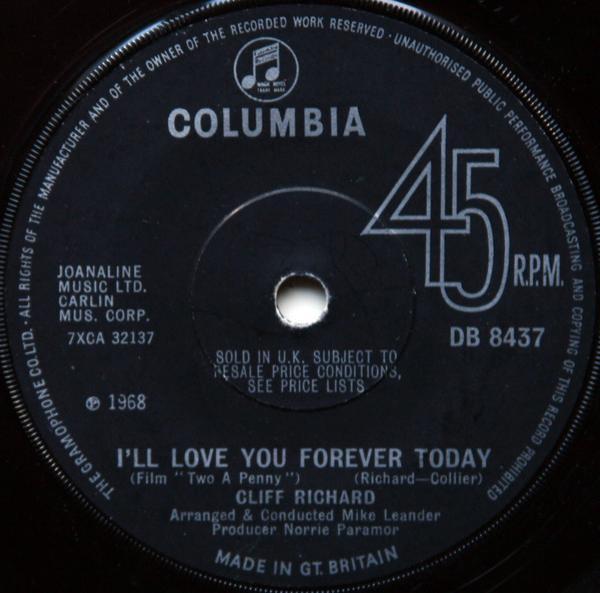 Cliff Richard - I'll Love You Forever Today