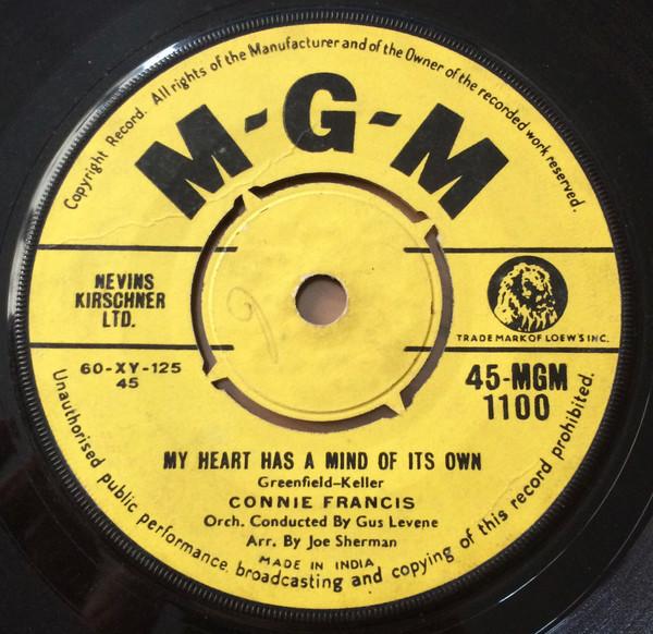 Connie Francis - My Heart Has A Mind Of Its Own