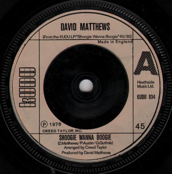 Dave Matthews (3) - Shoogie Wanna Boogie