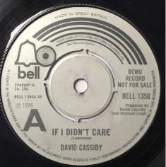 David Cassidy - If I Didn't Care