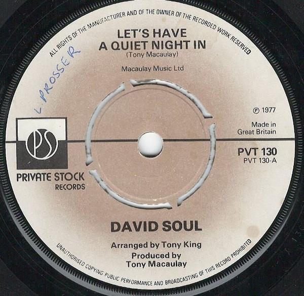 David Soul - Let's Have A Quiet Night In