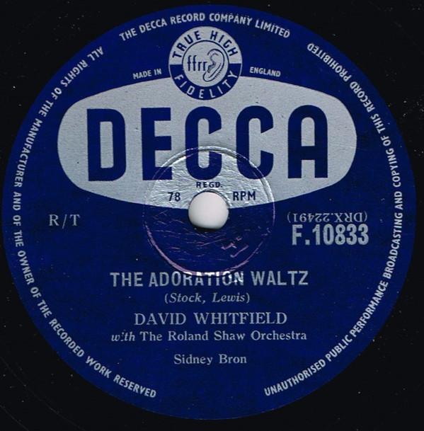 David Whitfield - The Adoration Waltz