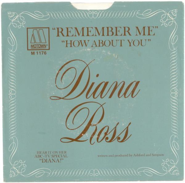 Diana Ross - Remember Me / How About You