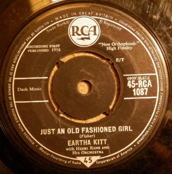 Eartha Kitt, Henri René And His Orchestra - Just An Old-Fashioned Girl