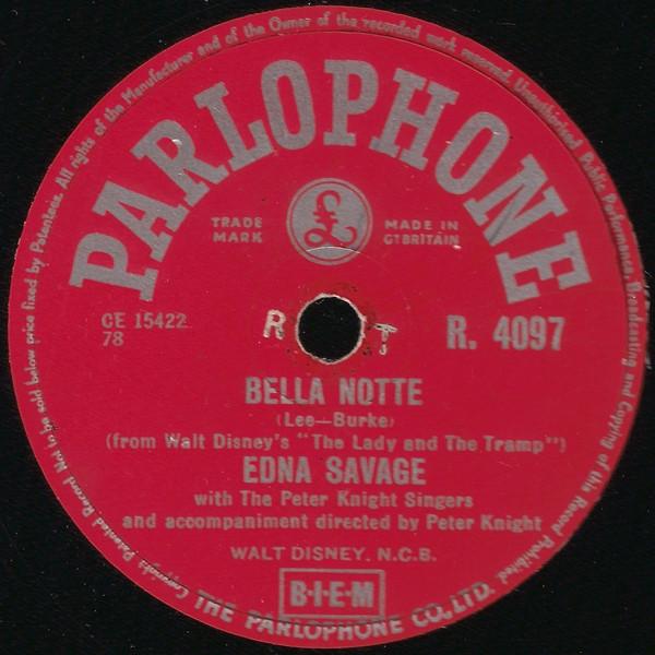 Edna Savage, The Peter Knight Singers - Bella Notte / Arrivederci Darling