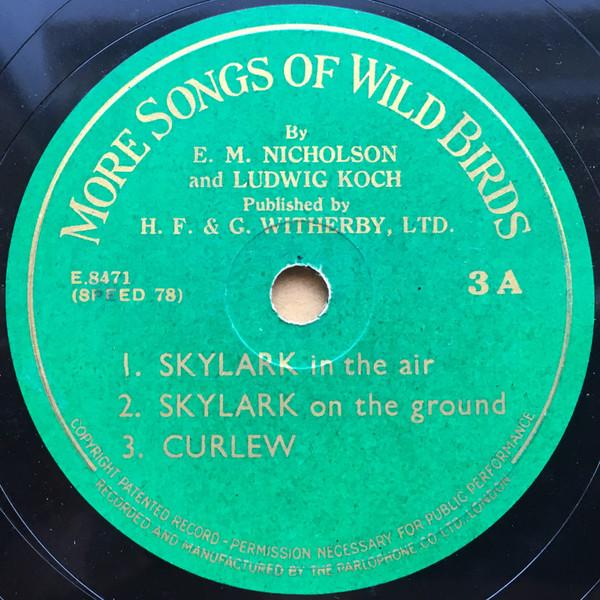 Edward Max Nicholson, Ludwig Koch - More Songs Of Wild Birds 3