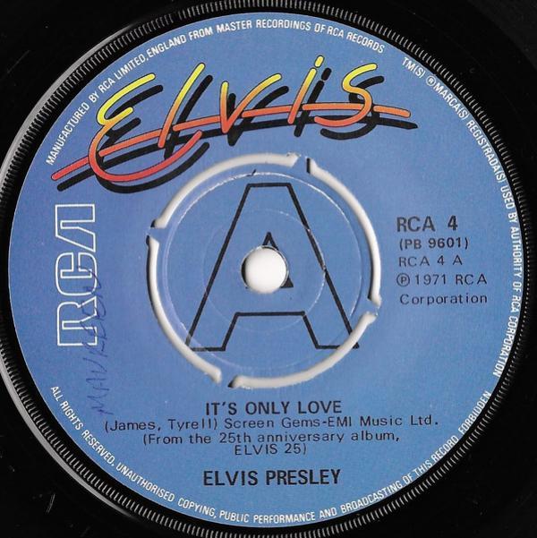Elvis Presley - It's Only Love