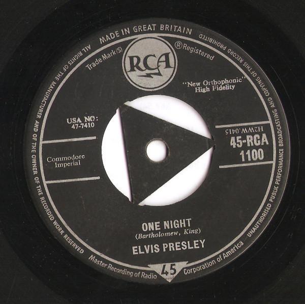 Elvis Presley - One Night / I Got Stung
