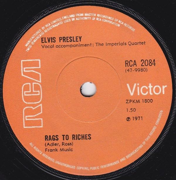 Elvis Presley - Rags To Riches