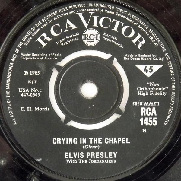 Elvis Presley, The Jordanaires - Crying In The Chapel
