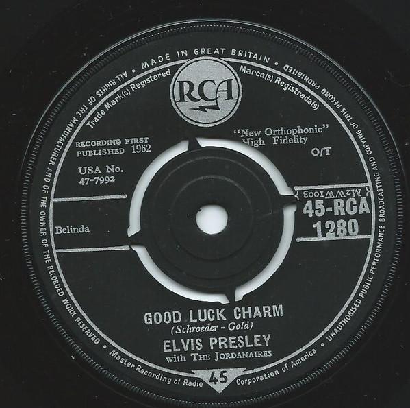 Elvis Presley, The Jordanaires - Good Luck Charm