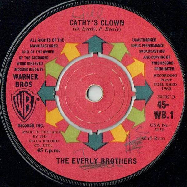 Everly Brothers - Cathy's Clown / Always It's You