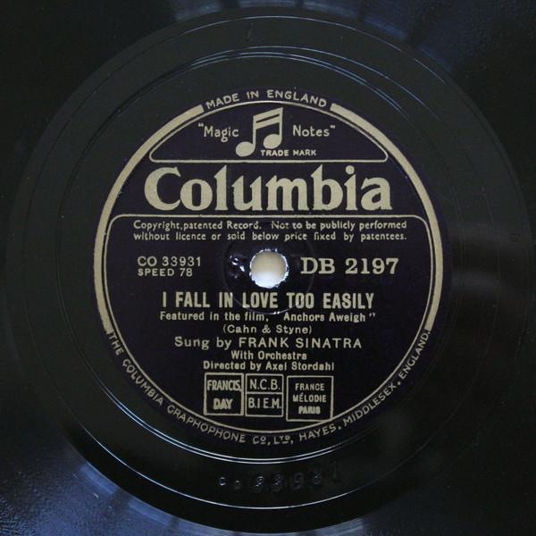 Frank Sinatra - I Fall In Love Too Easily / I Begged Her