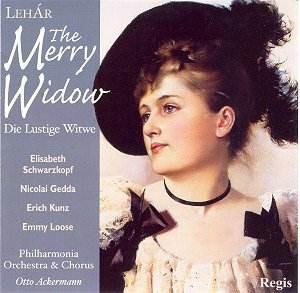 Franz Lehár, Elisabeth Schwarzkopf, Nicolai Gedda, Erich Kunz, Emmy Loose, Philharmonia Orchestra, Philharmonia Chorus, Otto Ackermann - The Merry Widow = Die Lustige Witwe