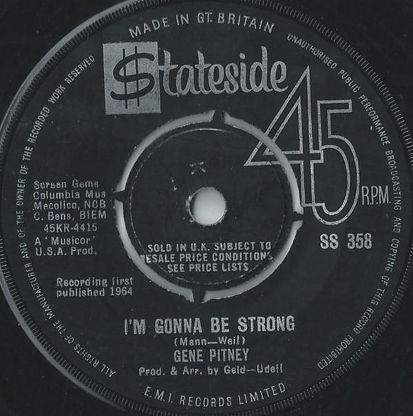 Gene Pitney - I'm Gonna Be Strong