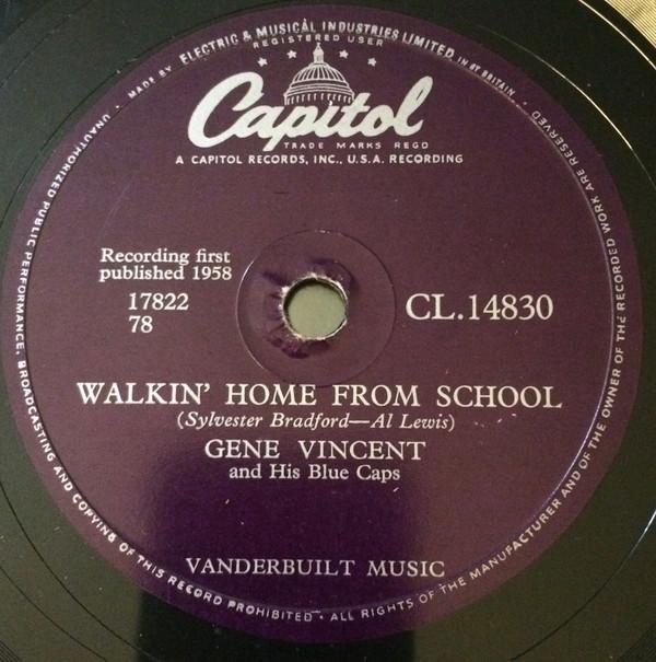 Gene Vincent & His Blue Caps - Walkin' Home From School