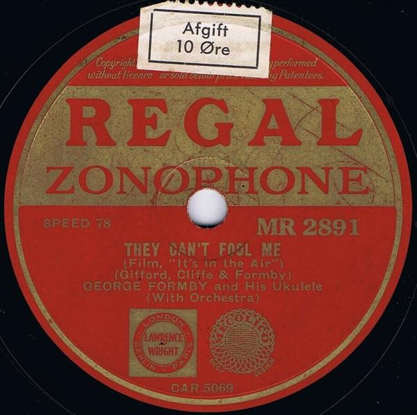 George Formby - They Can't Fool Me / It's In The Air