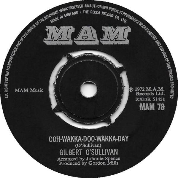 Gilbert O'Sullivan - Ooh-Wakka-Doo-Wakka-Day