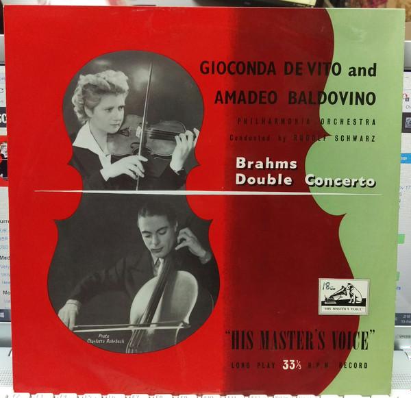 Gioconda De Vito, Amadeo Baldovino, Rudolf Schwarz, Johannes Brahms - Double Concerto