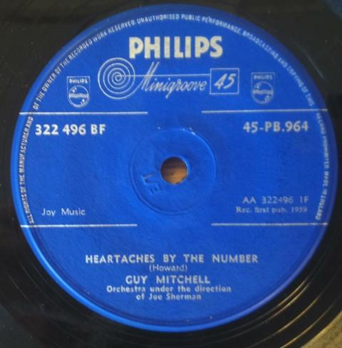 Guy Mitchell - Heartaches By The Number