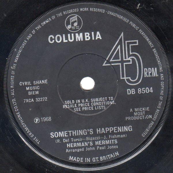 Herman's Hermits - Something's Happening