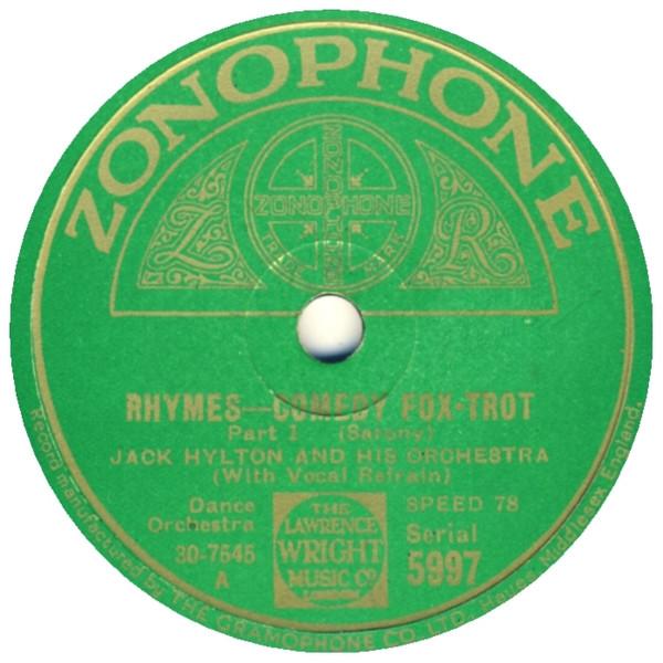Jack Hylton And His Orchestra - Rhymes