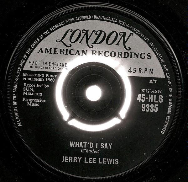 Jerry Lee Lewis - What'd I Say