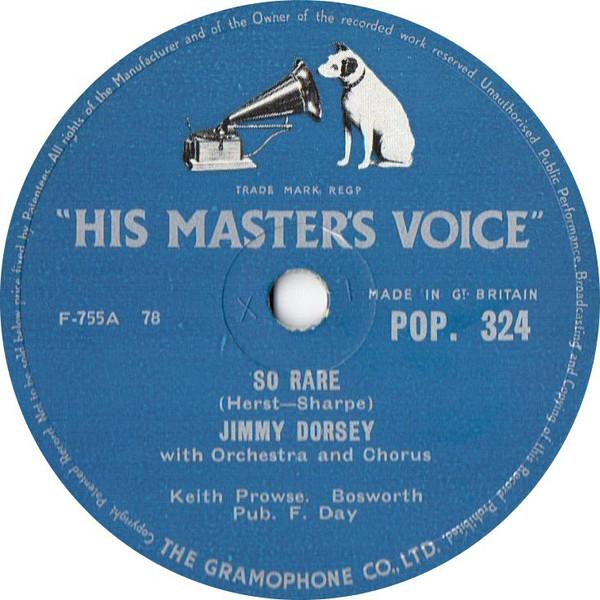 Jimmy Dorsey And His Orchestra - So Rare / Sophisticated Swing