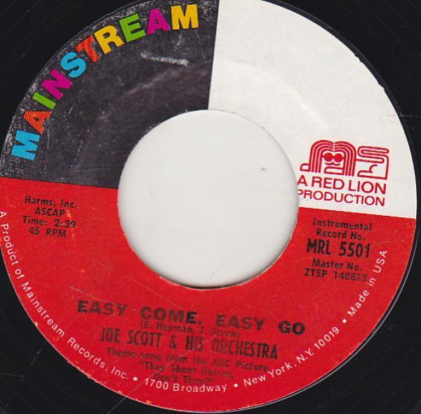 Joe Scott and his Orchestra - Easy Come, Easy Go