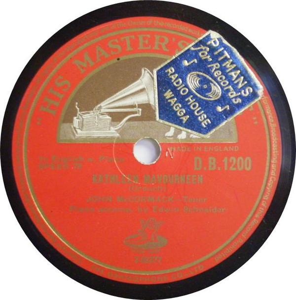 John McCormack (2) - Kathleen Mavourneen / Love's Old Sweet Song