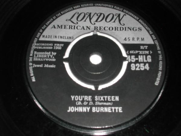 Johnny Burnette - You're Sixteen