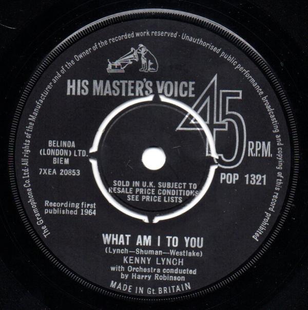 Kenny Lynch - What Am I To You