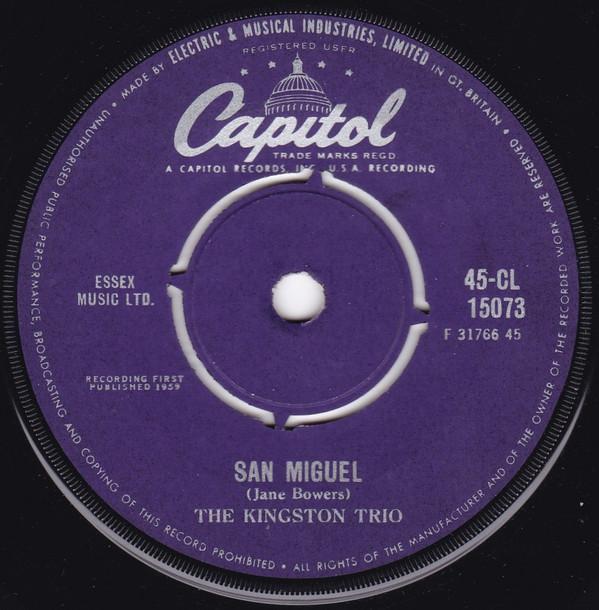 Kingston Trio - San Miguel