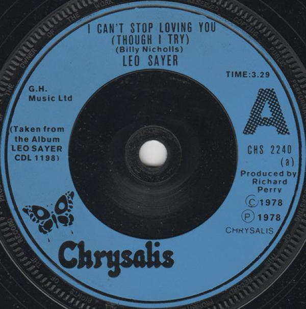 Leo Sayer - I Can't Stop Loving You (Though I Try)