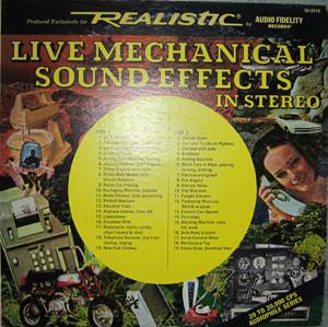  - Live Mechanical Sound Effects In Stereo