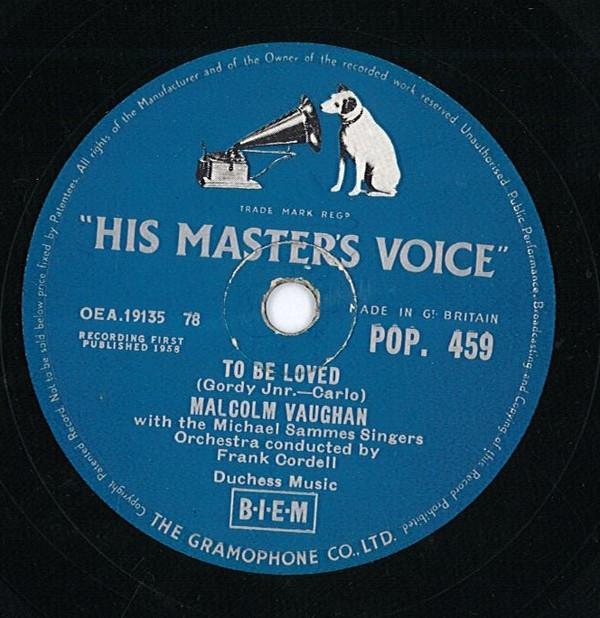 Malcolm Vaughan - To Be Loved / My Loving Arms