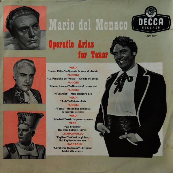 Mario del Monaco - Operatic Arias For Tenor