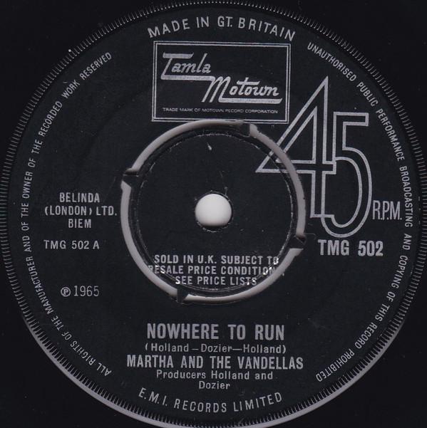 Martha Reeves & The Vandellas - Nowhere To Run