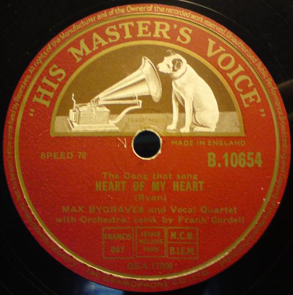 Max Bygraves - The Gang That Sang Heart Of My Heart / Once She's Got You Up The Aisle