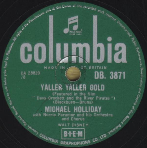 Michael Holliday - I Saw Esau / Yaller Yaller Gold