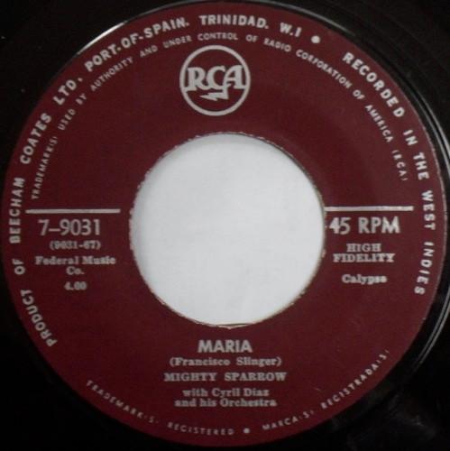Mighty Sparrow, Cyril Diaz & Orchestra - Maria