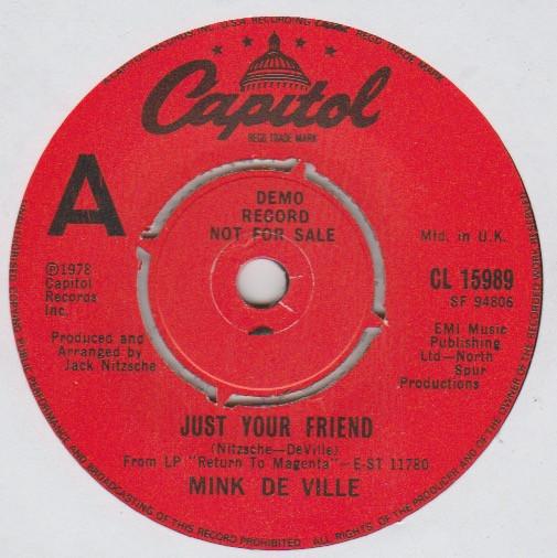 Mink DeVille - Just Your Friends